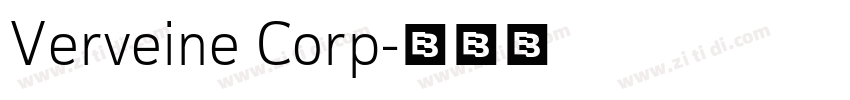 Verveine Corp字体转换